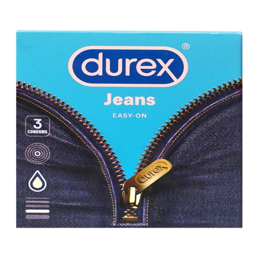 Bao Cao Su Durex Jeans Easy On Nhiều Chất Bôi Trơn