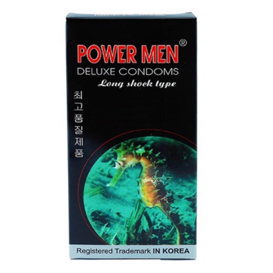 Bao Cao Su Power Men Cá Ngựa Đen Kéo Dài Thời Gian