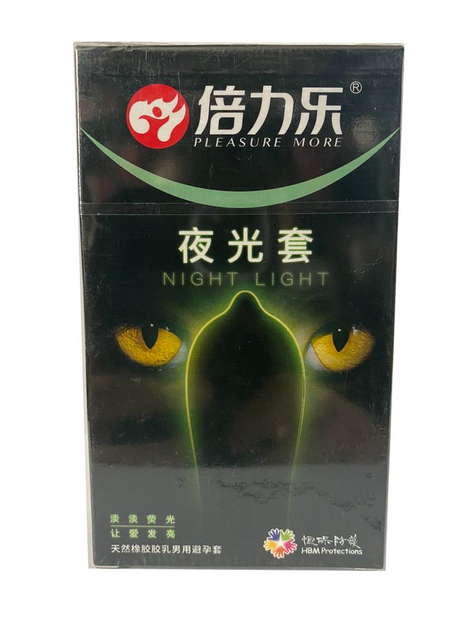 Bao Cao Su Mỏng Dạ Quang Phát Sáng HBM Night Light 7s