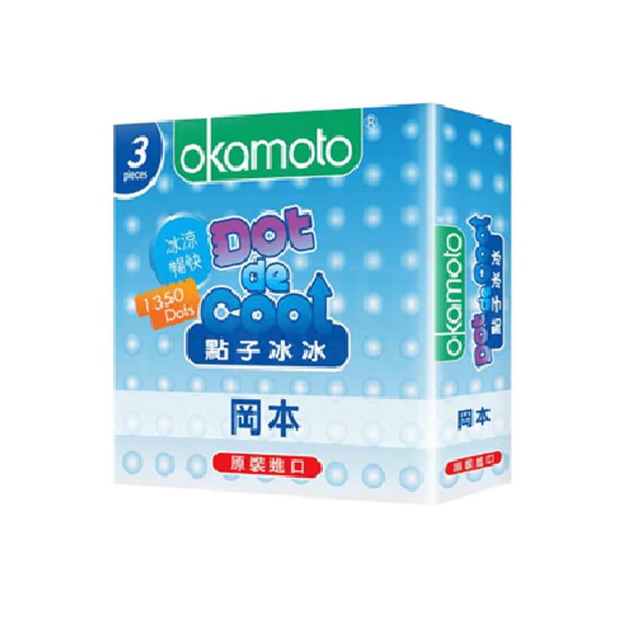 Combo 2 BCS Okamoto Dot De Cool Có Gai Hương Bạc Hà H3