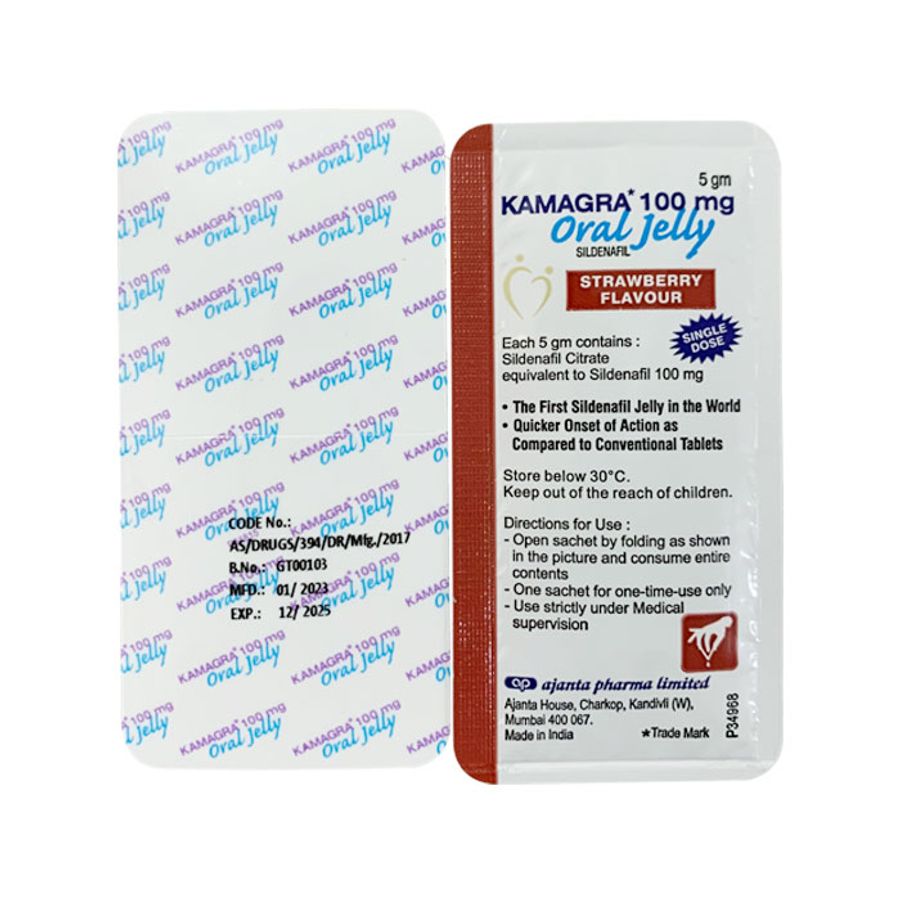 Thạch trái cây Oral Jelly 100mg - Lẻ 1 Gói 366981