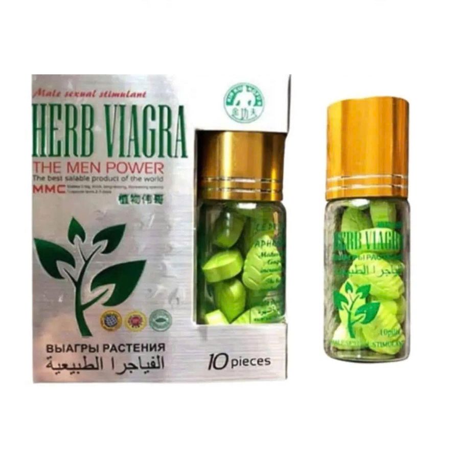 Viên uống hỗ trợ phái mạnh tăng bản lĩnh đàn ông Herb 6800mg Thiên Nhiên 100% (Lọ 10 Viên )