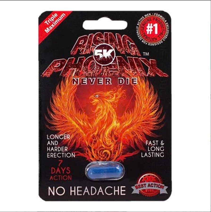 Viên Uống Phục Hồi Và Tăng Cường Sức Khỏe Sinh Lí Nam Giới Rising Phoenix 5K Vỉ dùng thử 1 Viên  | CHE TÊN SẢN PHẨM