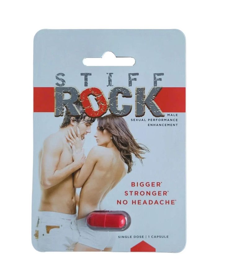 Viên Uống Phục Hồi Và Tăng Cường Sức Khỏe Sinh Lí Nam Giới Stiff Rock Vỉ dùng thử 1 Viên  | CHE TÊN SẢN PHẨM