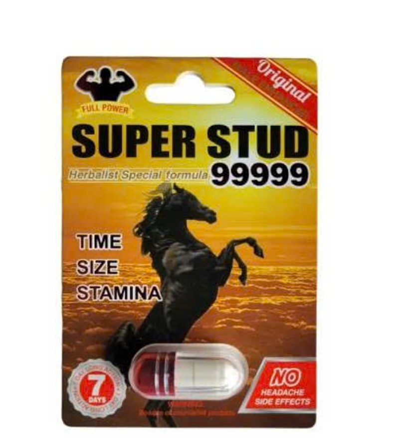 Viên Uống Phục Hồi Và Tăng Cường Sức Khỏe Sinh Lí Nam Giới Super Stud 99999 (Special Formula) Vỉ dùng thử 1 Viên  | CHE TÊN SẢN PHẨM