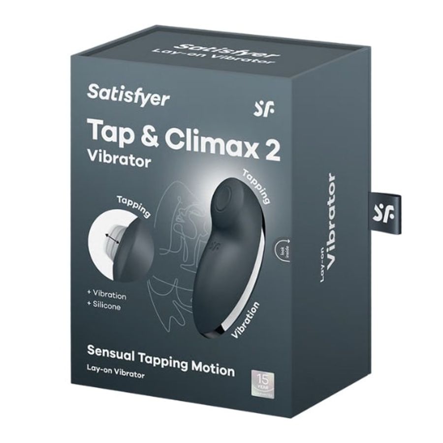 Máy rung massage kích thích nữ Satisfyer Tap & Climax 2 công nghệ độc đáo
