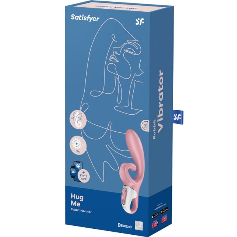 Máy rung massage kích thích nữ Satisfyer Hug Me 2 đầu kích thích
