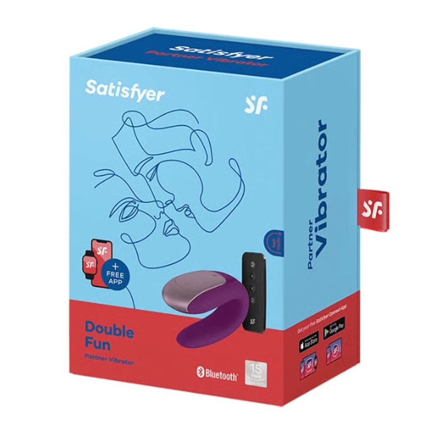 Máy rung massage kích thích nữ Satisfyer Double Fun cao cấp dùng App