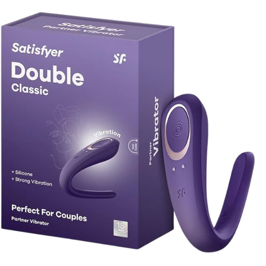 Máy rung massage kích thích nữ Satisfyer Double Classic kích thích kép