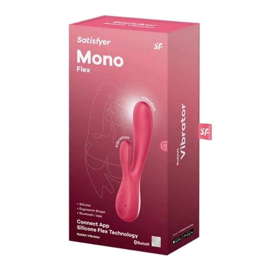 Máy rung massage kích thích nữ Satisfyer Mono Flex có 2 đầu rung