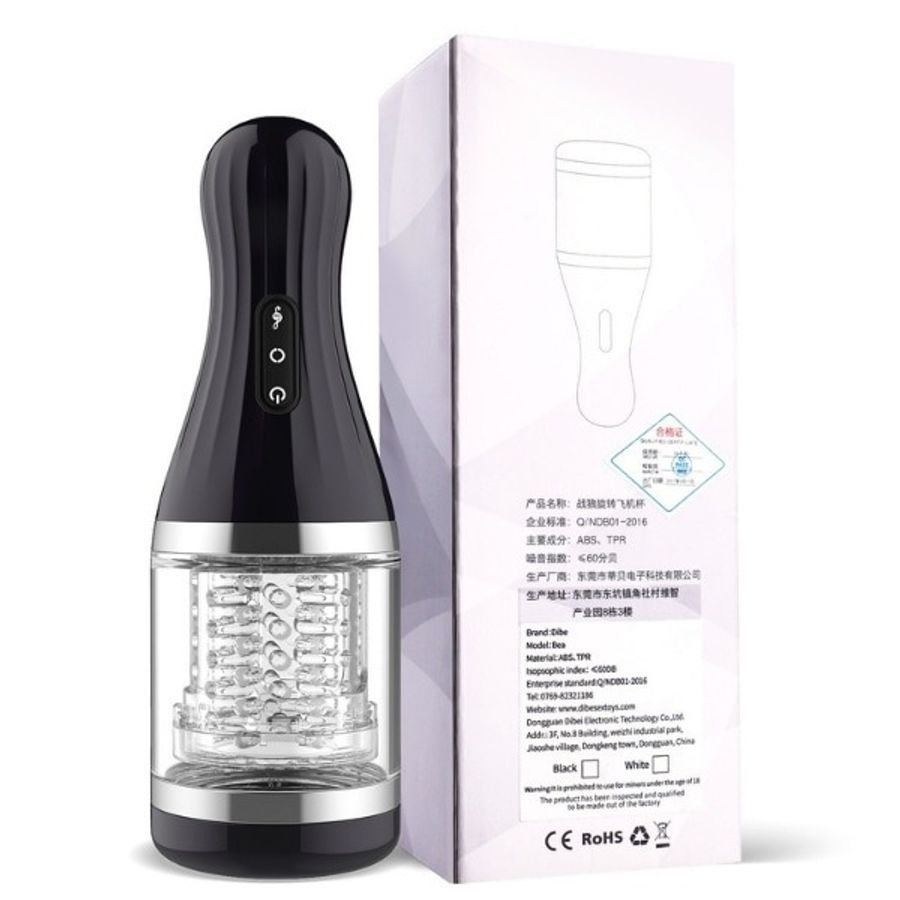 Máy massage kích thích nam Dibe cầm tay: Rung, Rên, Thục tự động, Pin sạc