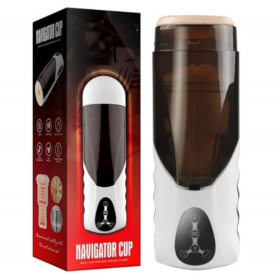 Máy âm đạo giả rung thục xoay dành cho nam Easy Love Navigator Cup tự động có rung sưởi