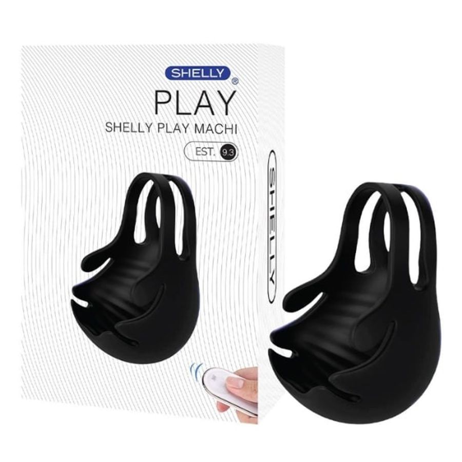 Vòng đeo dương vật Shelly Play Machi có rung kích thích