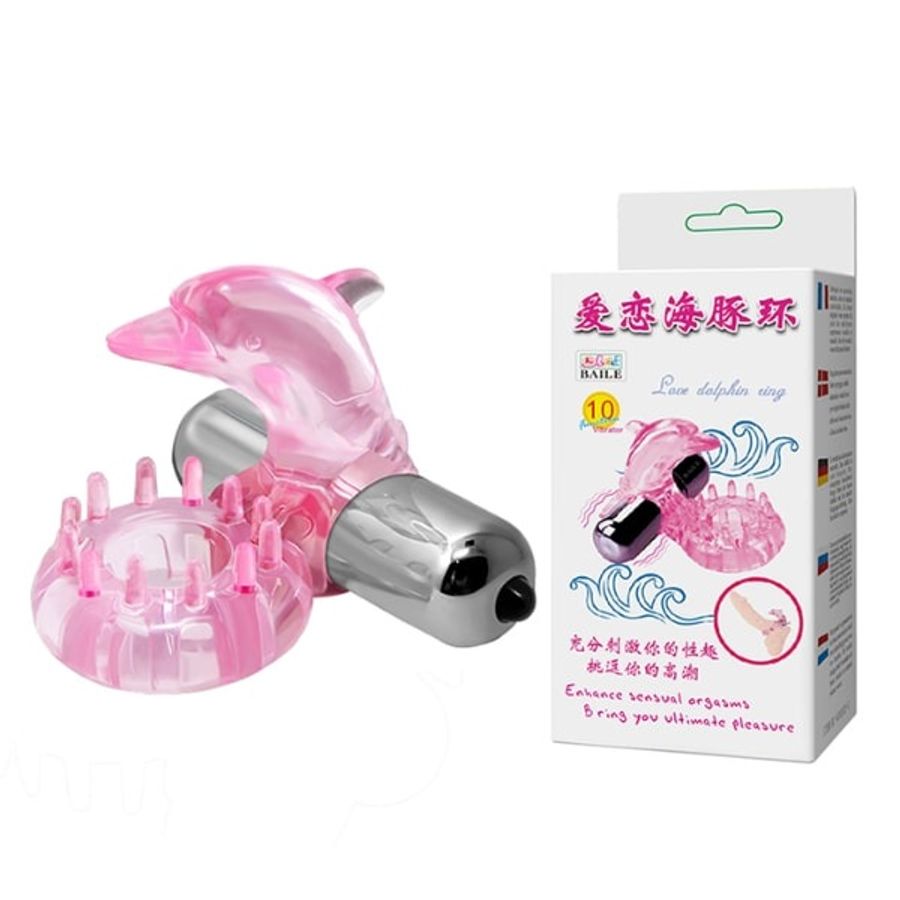 Vòng đeo dương vật Baile Love Dolphin siêu kích thích