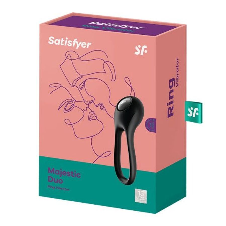 Vòng đeo dương vật Satisfyer Majestic Duo dành cho cặp đôi