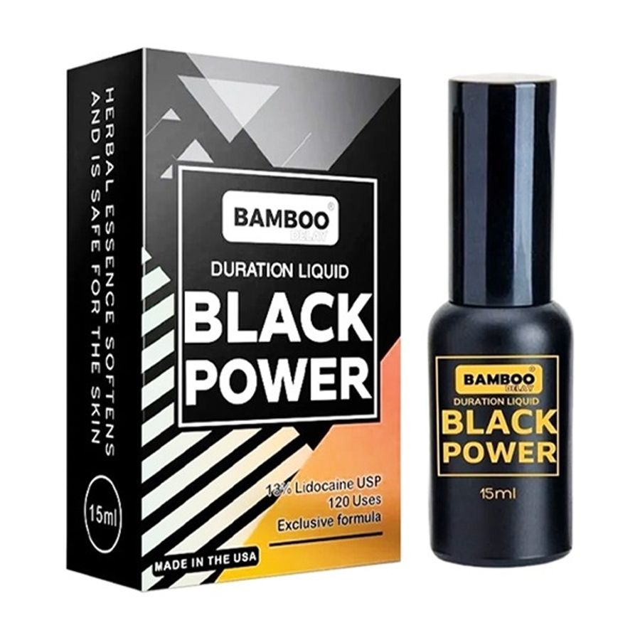 Chai xịt chống xuất tinh sớm Bamboo Black Power 15ml 406539