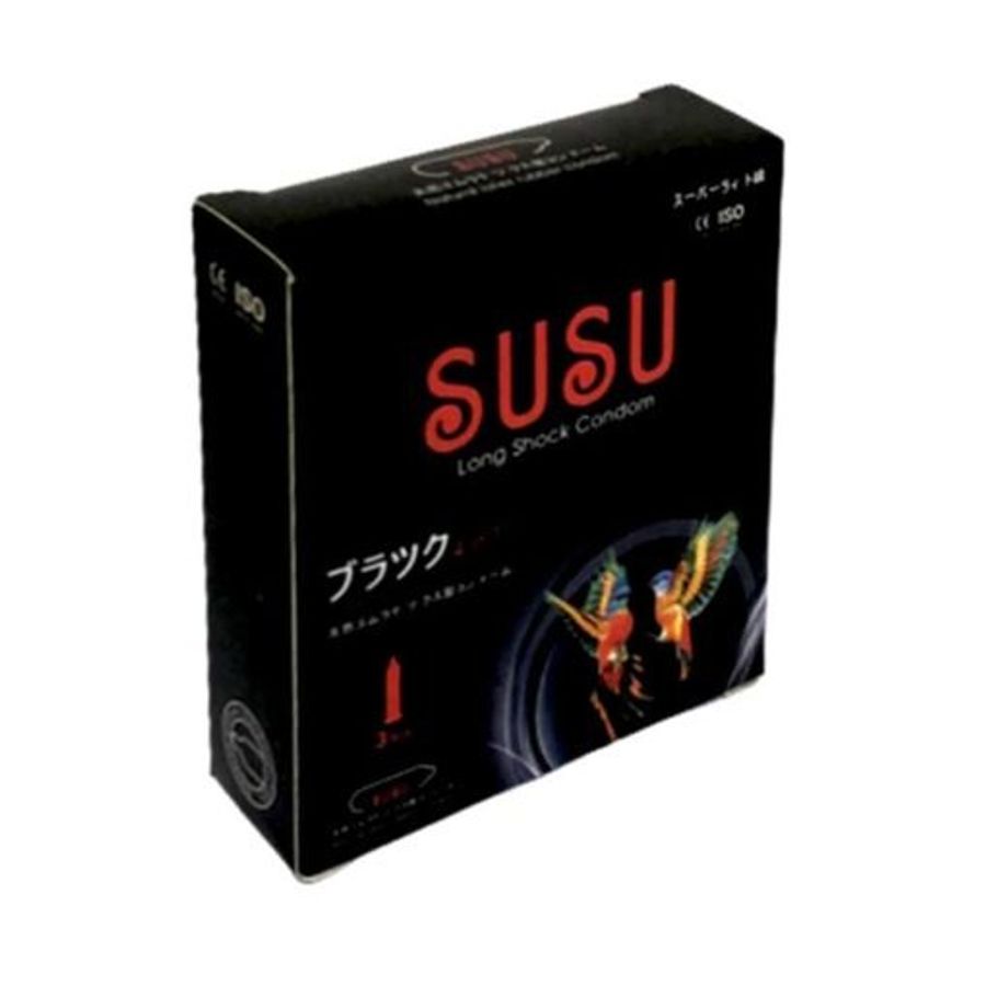 Bao Cao Su SUSU Siêu Mỏng Kéo Dài Thời Gian SUSU hộp 12 