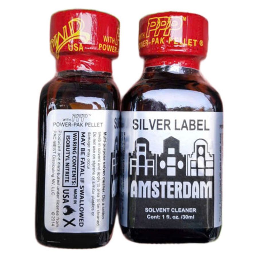 Chai hít tăng khoái cảm Amsterdam Silver Label 30ml Chính hãng giá rẻ