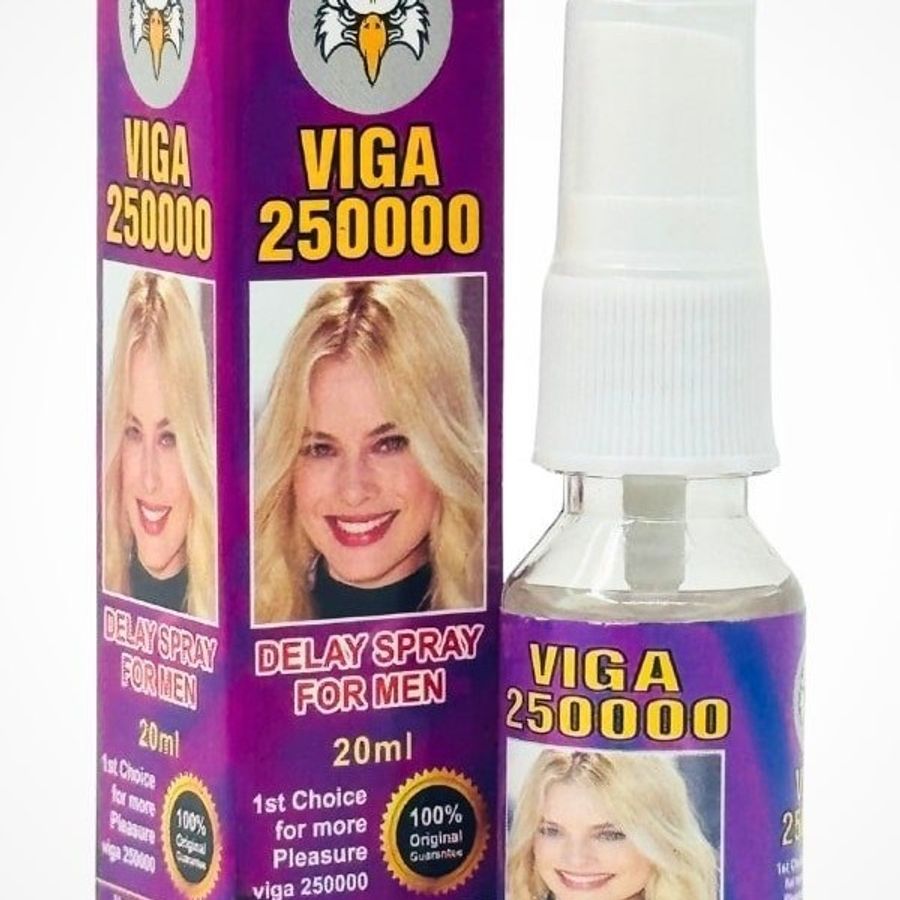 Chai xịt kéo dài chống xuất tinh sớm nam giới Viga 250000 Delay Spray 20ml Chính hãng