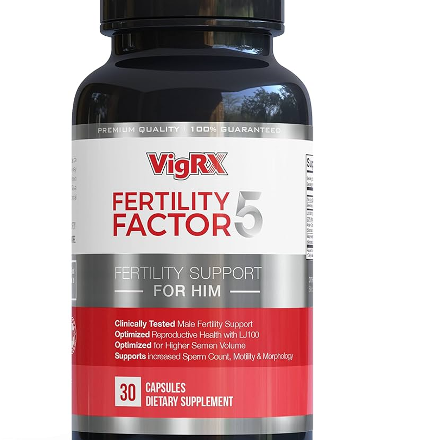 Viên uống VigRX Fertility Factor 5 tăng chất lượng tinh binh