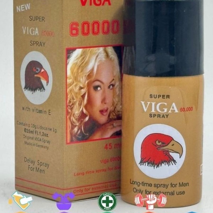 Chai xịt kéo dài chống xuất tinh sớm nam giới Viga Delay Spray For Men 45ML Chính hãng