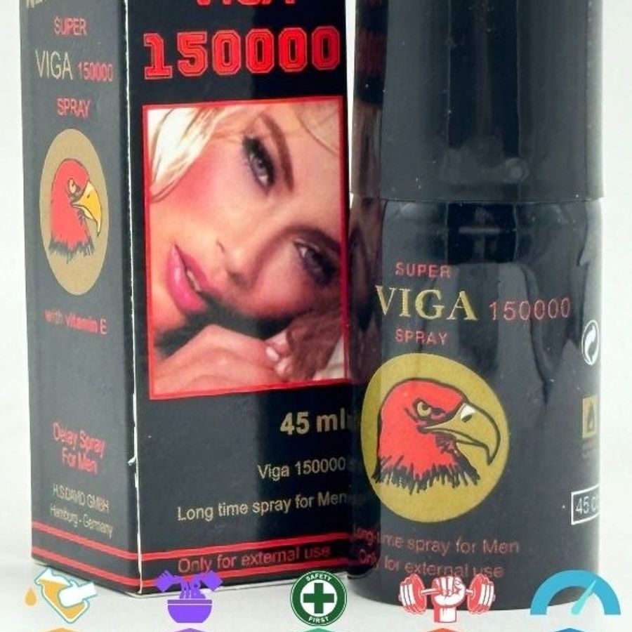 Chai xịt kéo dài chống xuất tinh sớm nam giới Super Viga 150000 Delay Spray For Men 45ML Chính hãng