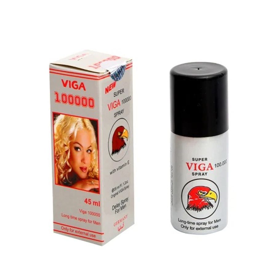 Chai xịt kéo dài chống xuất tinh sớm nam giới Viga 100000 -  45ml Chính hãng