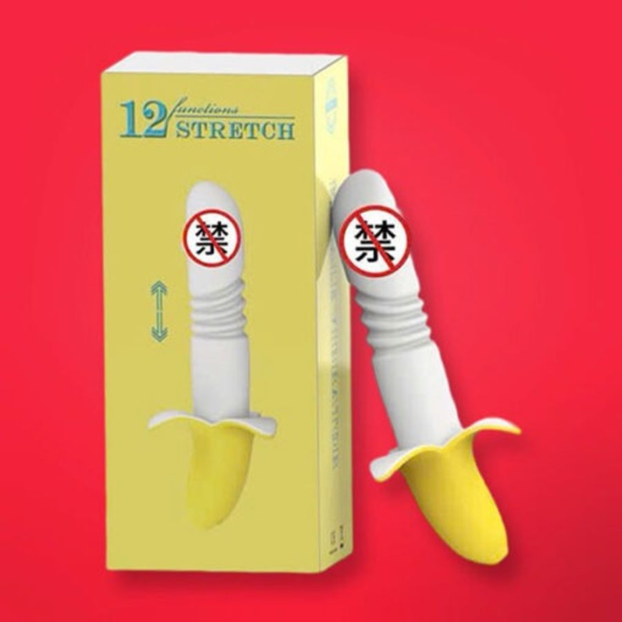 Dương vật giả trái chuối STRETCH rung thục 12 chế độ Rung Cực Sướng - Chính Hãng