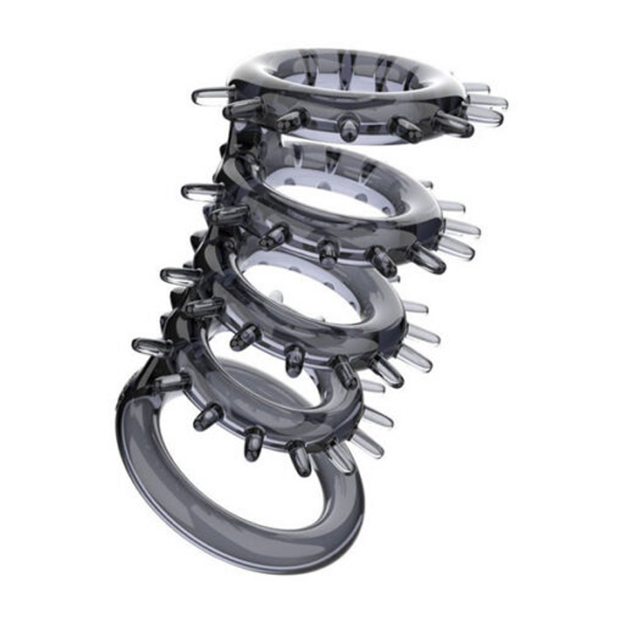 Bộ vòng đeo dương vật silicon chống xuất tinh sớm Yunman