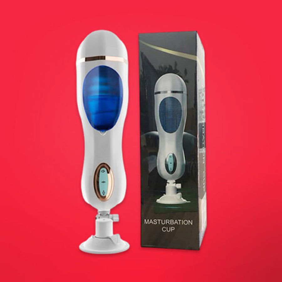 Âm đạo giả gắn tường Mega Bator Mouth mút rung rên