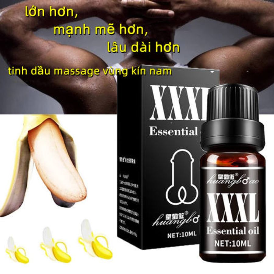 Tinh dầu tăng kích cỡ vùng kín dành cho nam giới XXXL