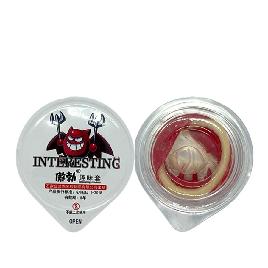 Bao cao su siêu mỏng kéo dài thời gian Interesting - 1 cái  che tên chính hãng