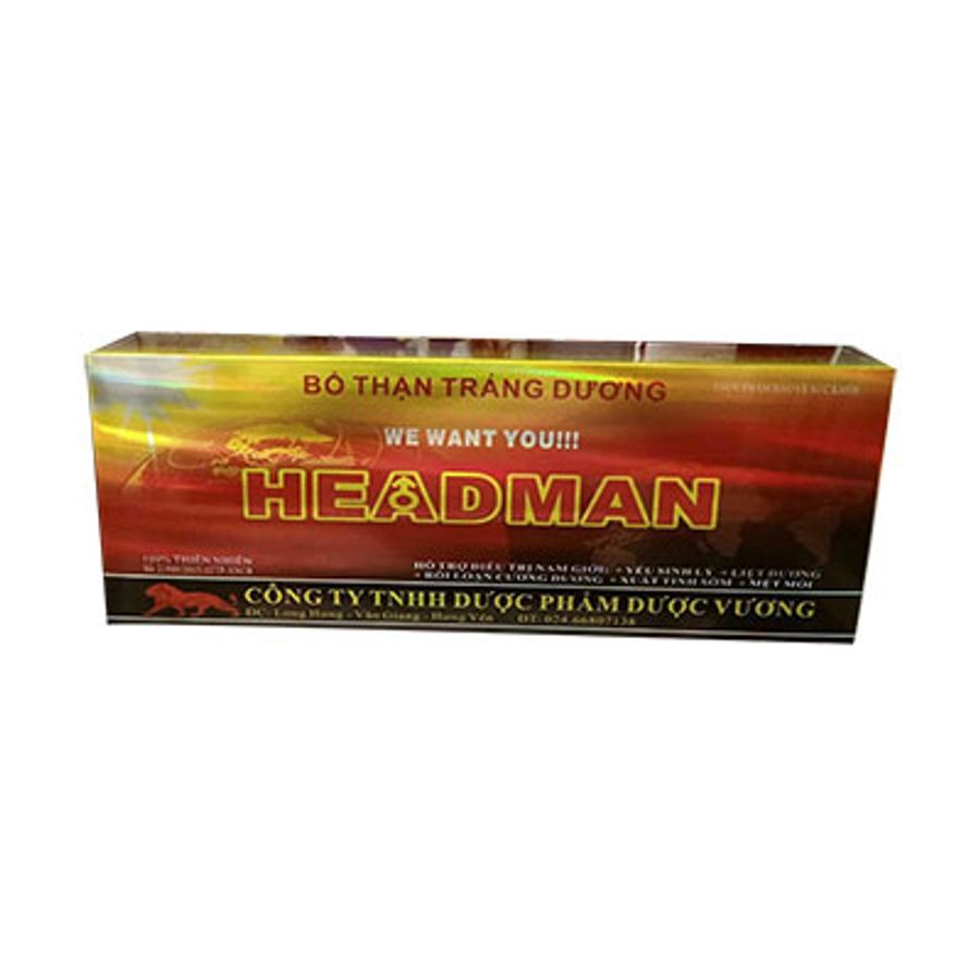 Viên uống hỗ trợ tăng cường sinh lý tráng dương bổ thận Headman
