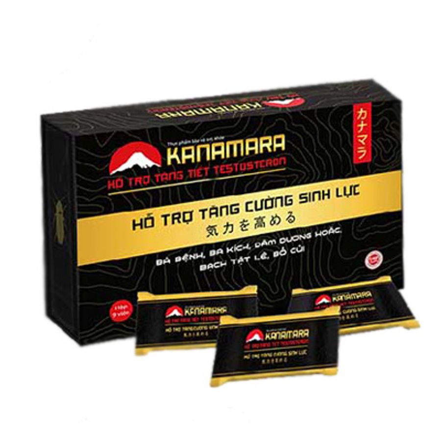 Viên uống hỗ trợ tăng cường sinh lý tráng dương bổ thận Kanamara 9 viên