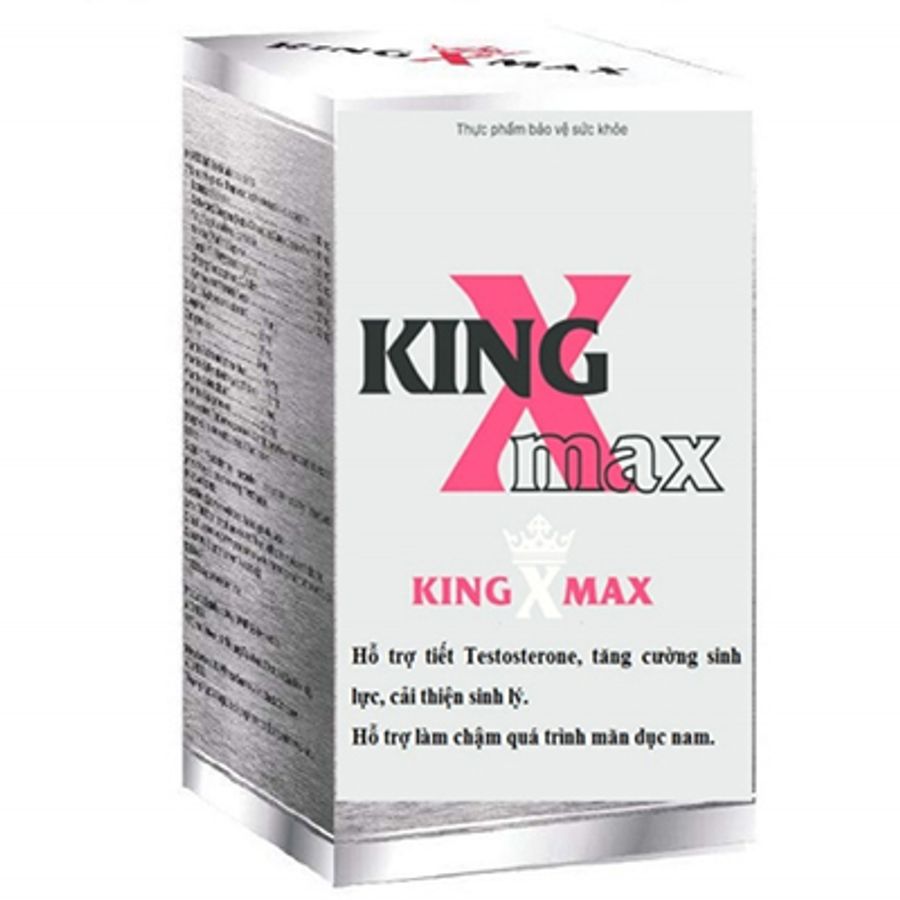 Viên uống hỗ trợ tăng cường sinh lý tráng dương bổ thận King x max 500mg