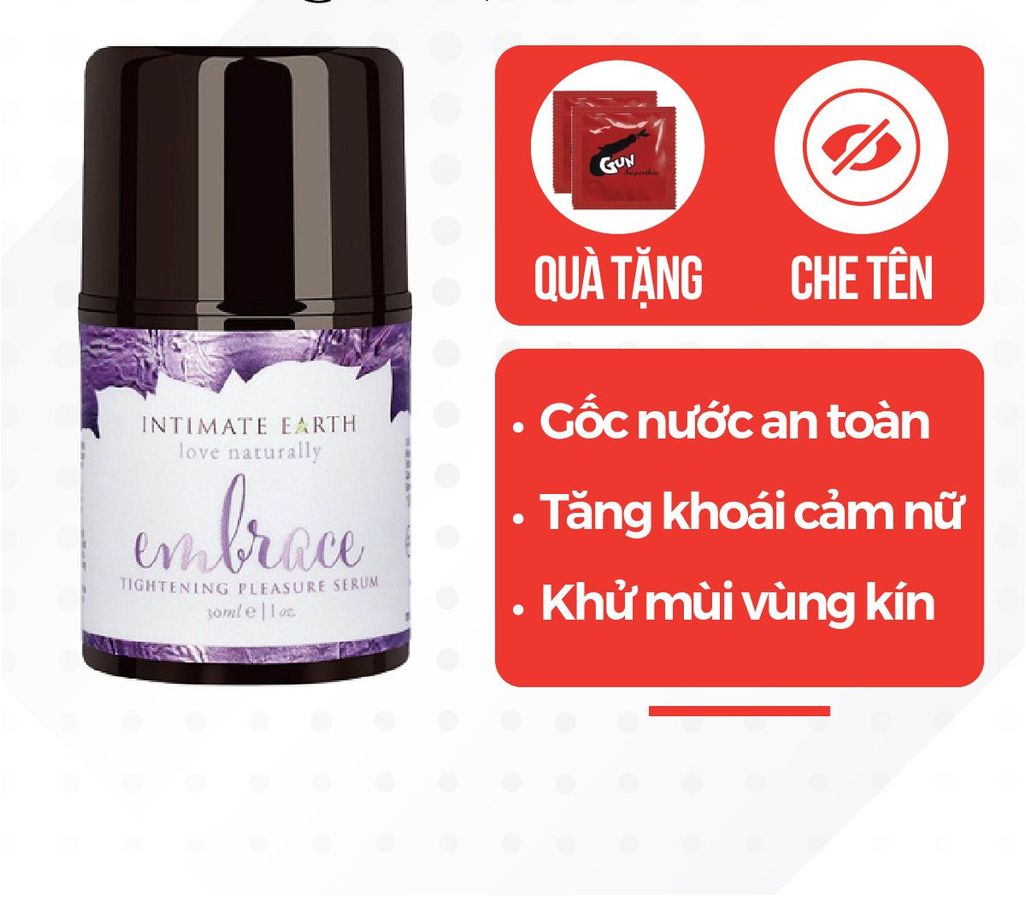 Gel bôi trơn hỗ trợ dành cho nữ Mỹ Embrace - Chai 30ml | S SHOP VIỆT NAM 404653