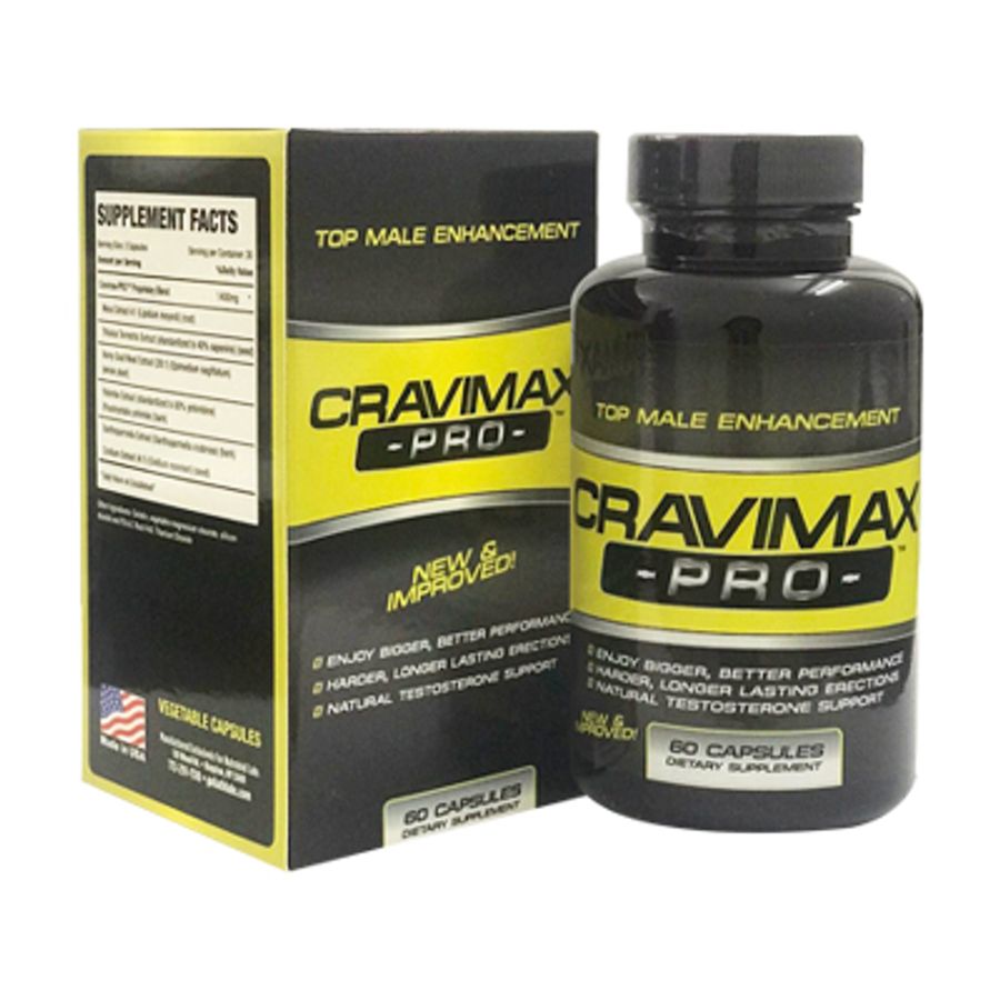 Viên uống hỗ trợ tăng cường sinh lý tráng dương bổ thận Cravimax Pro 60 viên