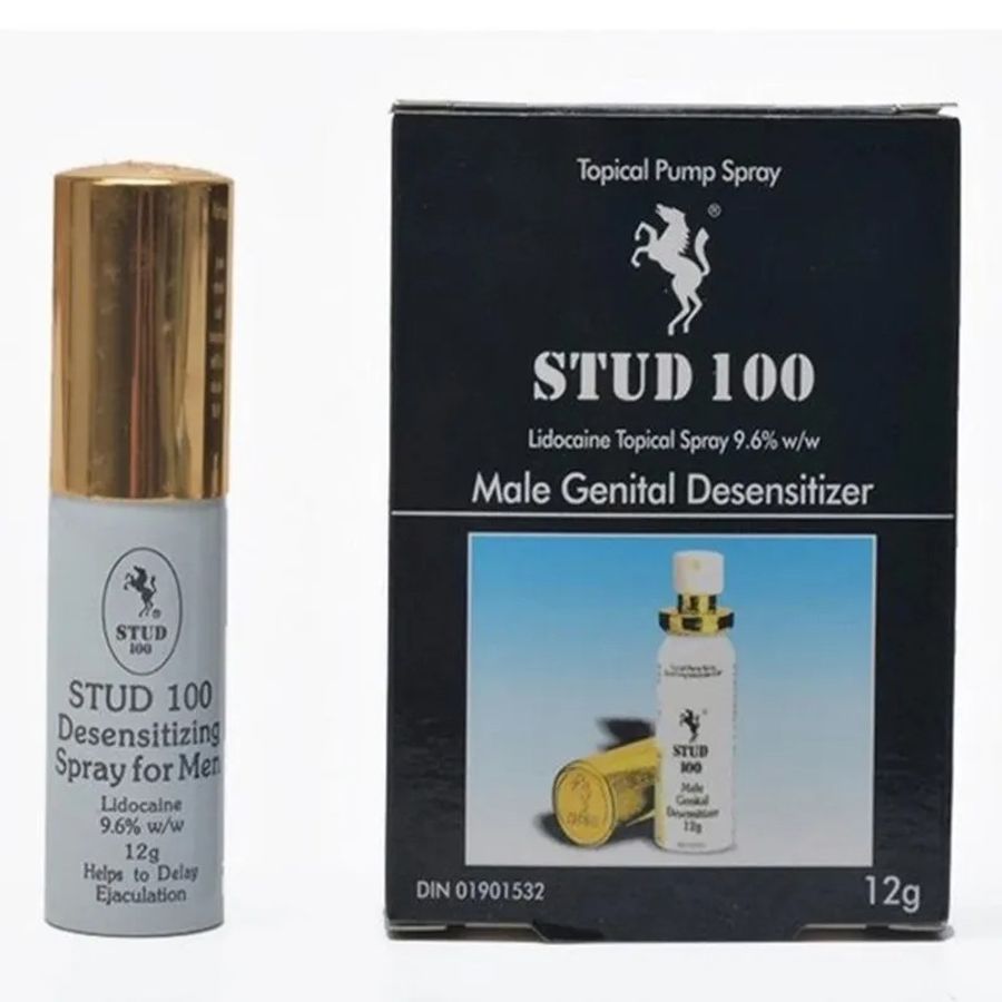 Chai xịt kéo dài chống xuất tinh sớm nam giới STUD 100 - 12G Chính hãng