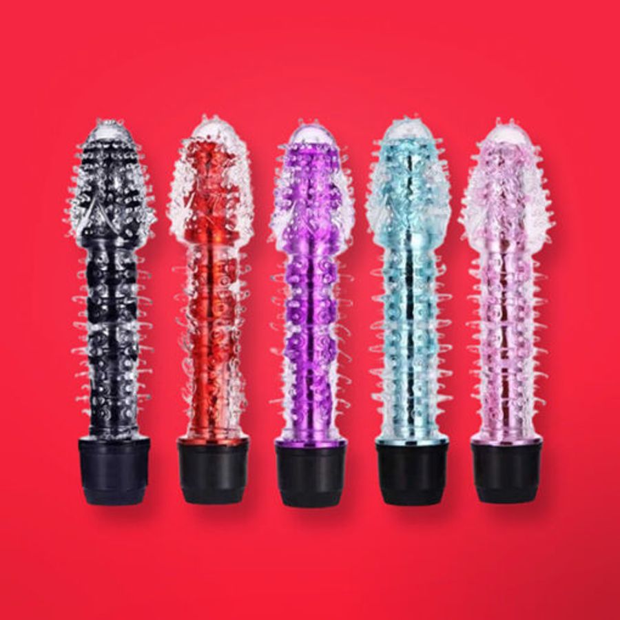 Dương vật giả gai mềm có rung (MS1007)