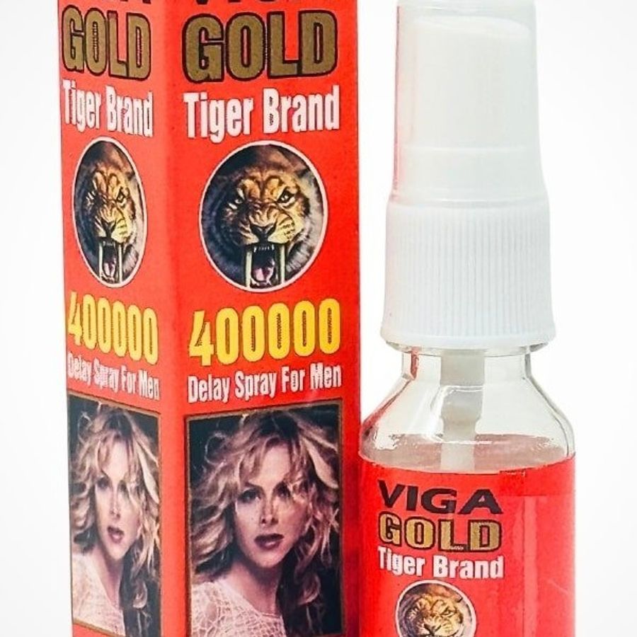 Chai xịt kéo dài chống xuất tinh sớm nam giới Viga Gold Delay Spray 400000 - 22CC Chính hãng
