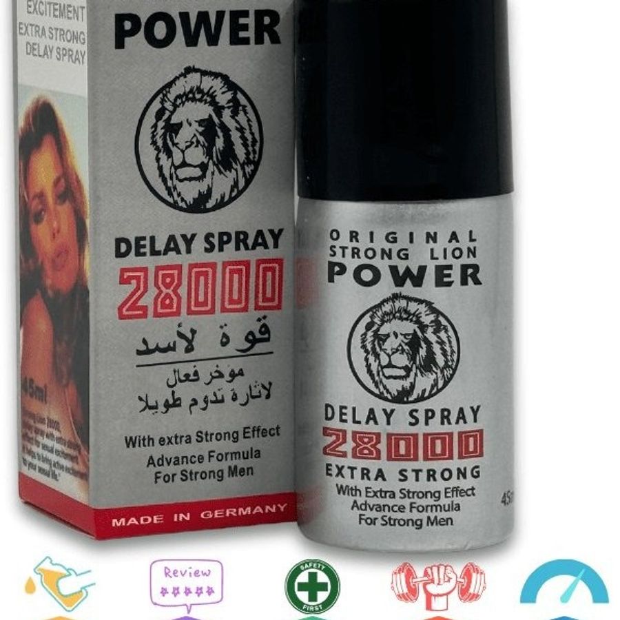 Chai xịt kéo dài chống xuất tinh sớm nam giới Strong Lion Power Delay Spray 45ML  Chính hãng