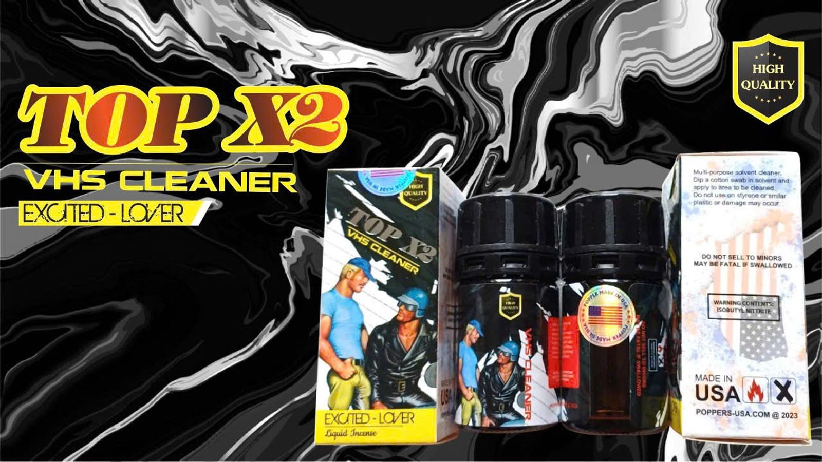 Popper 40ml usa ko cồn, che tên 