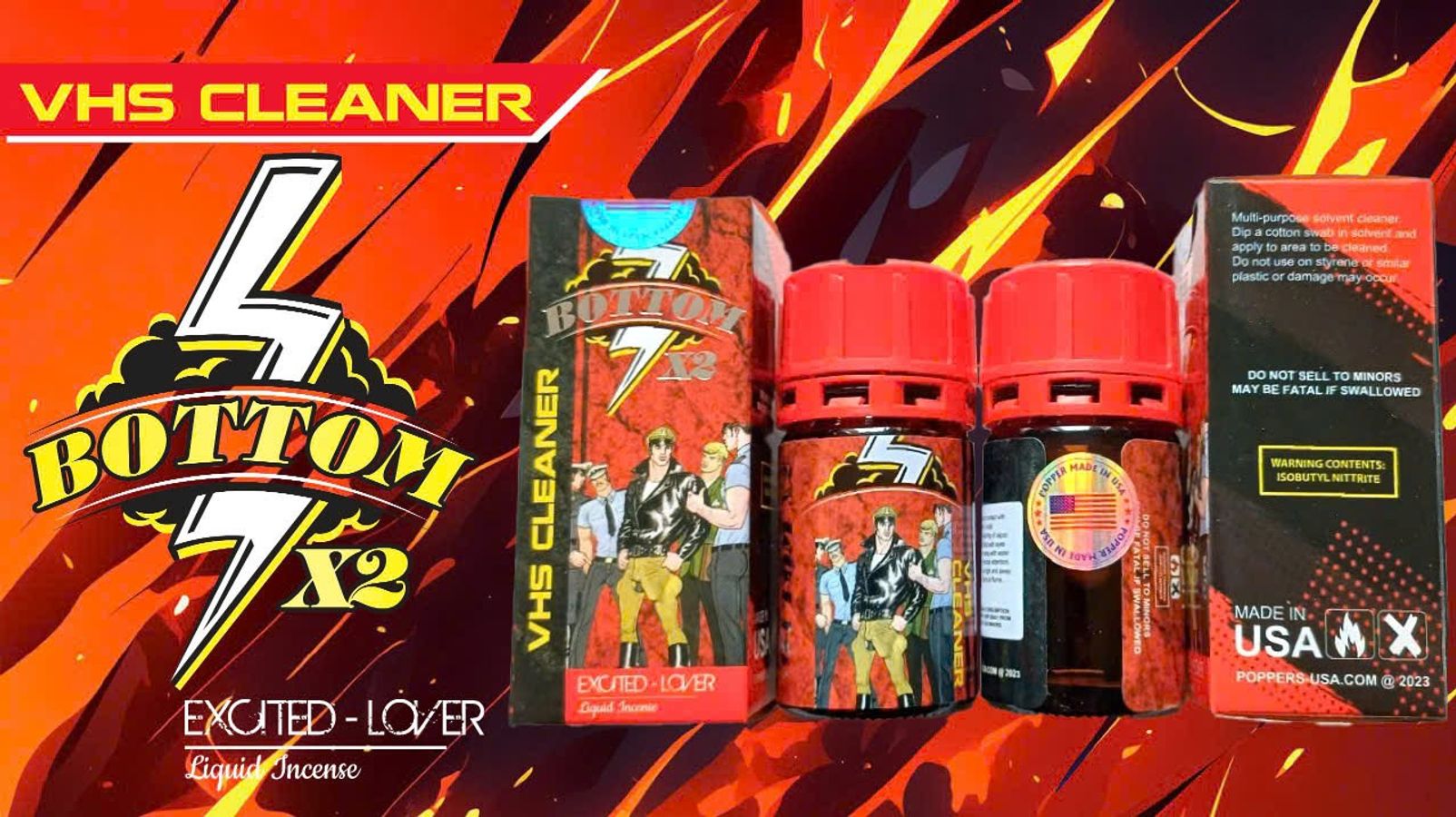 Popper 40ml USA CỰC MẠNH CHO BOT Chấp luôn 2 top, che tên