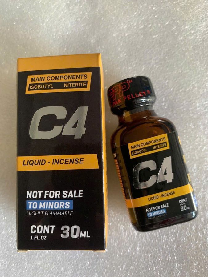 Popper C4 30ml Chai Vuông Chuẩn USA , Mạnh , Phê Mùi Dịu,Ko Nhức Đầu, che Tên SP