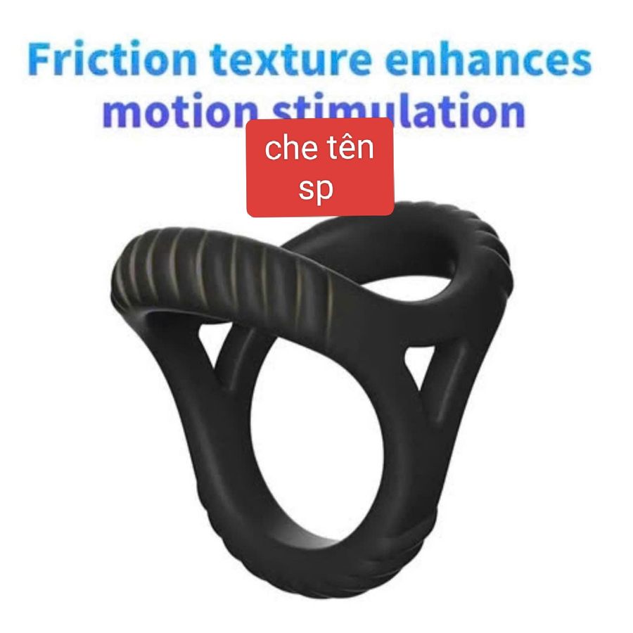 Vòng đeo dương vật, chất liệu silicon cao cấp, che tên sp