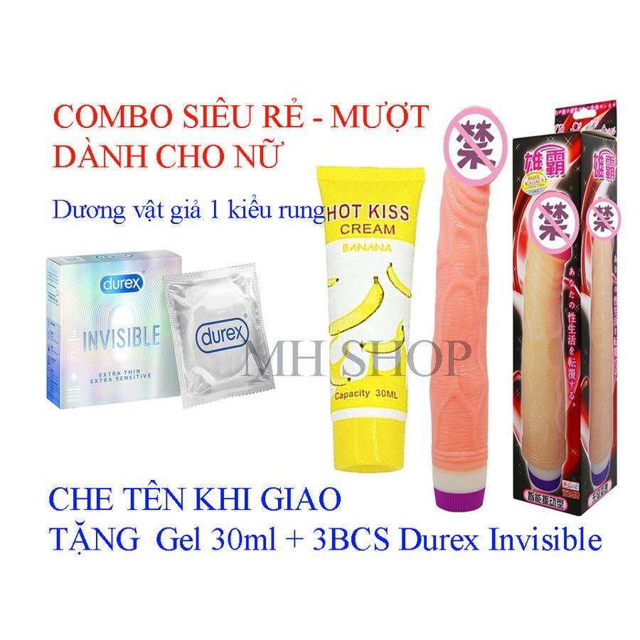 Chăm sóc nữ giới Combo 3 món giá rẻ dương gel bao che tên