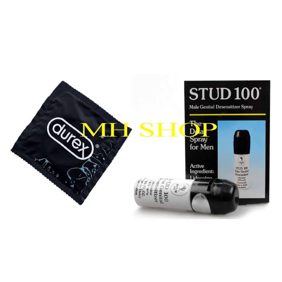 [1 Tặng 1] Bao cao su Durex Perfoma 1 Cái Tặng Chai Xịt Stud100