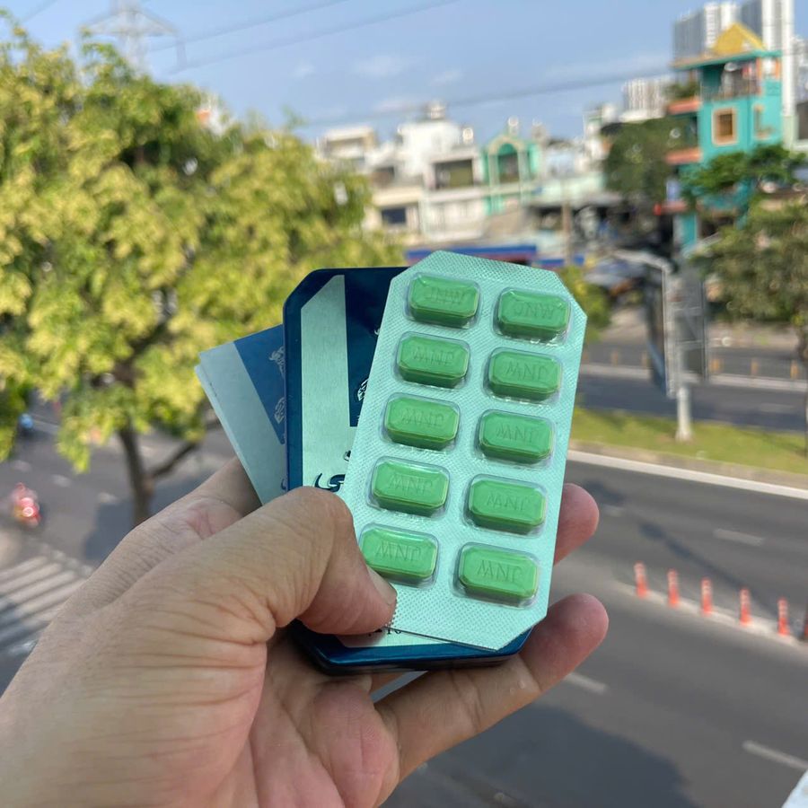 Hộp 10 viên Thái xanh chính hãng tăng cường sinh lý nam phổ biến