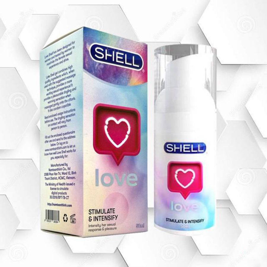 Gel bôi Shell Love Pink 50ml Korea tăng hưng phấn cho nữ giới (che tên)