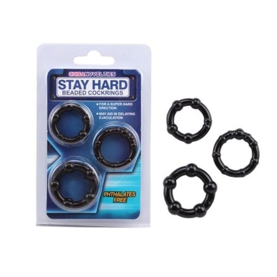 Vòng đeo dương vật Stay Hard silicone tăng khoái cảm cuộc yêu [đổi tên khi giao]